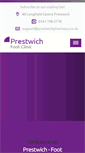 Mobile Screenshot of prestwichfootclinic.co.uk